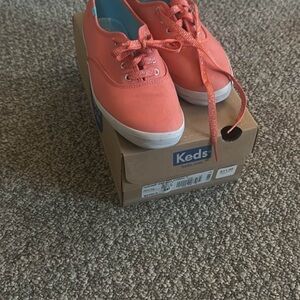 Keds Kids Vibrant Coral Sneakers